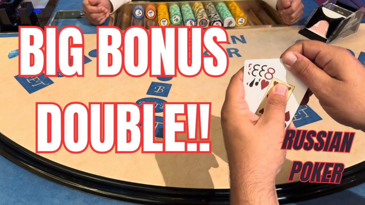 RUSSIAN POKER ! BIG BONUS & DUOBLE WIN ;)