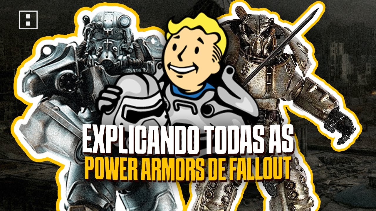 EXPLICANDO TODAS as POWER ARMORS (ARMADURAS) de FALLOUT!