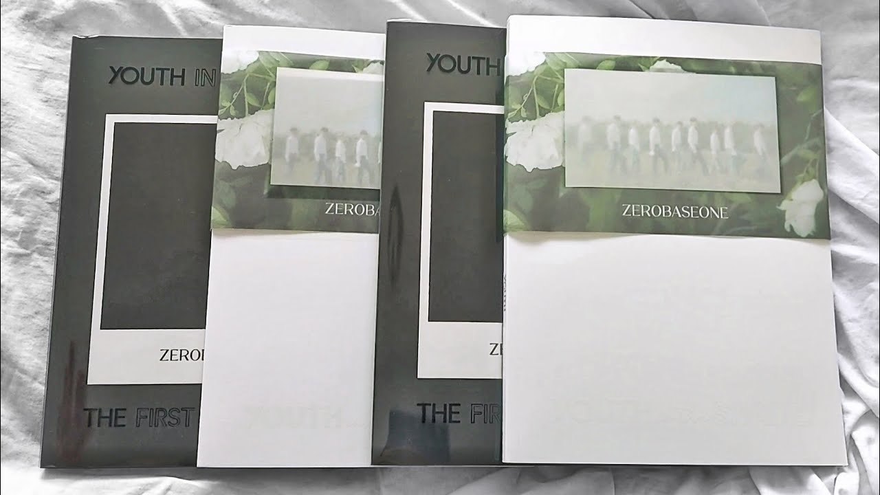 ✧ ZEROBASEONE 제로베이스원 1st Mini Album ❝ Youth In The Shade ❞ Artbook Unboxing ( Youth + Shade ) ✧