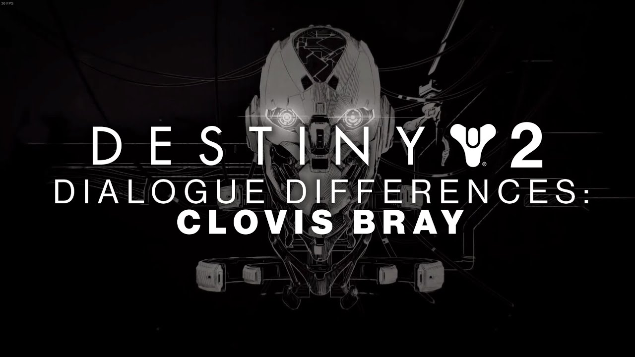 Destiny 2 - Clovis Bray Dialogue Differences (Raid vs No Raid)