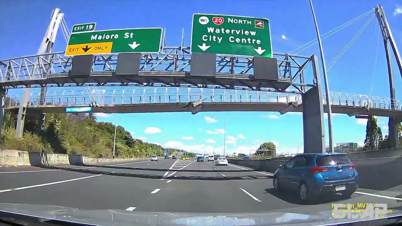 4k Dash cam New Zealand. Driving from Auckland to Bay of Islands