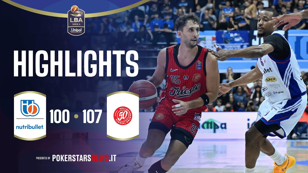 NutriBullet Treviso Basket- Pallacanestro Trieste | PokerstarsNews Highlights SerieAUnipol 2025/2026