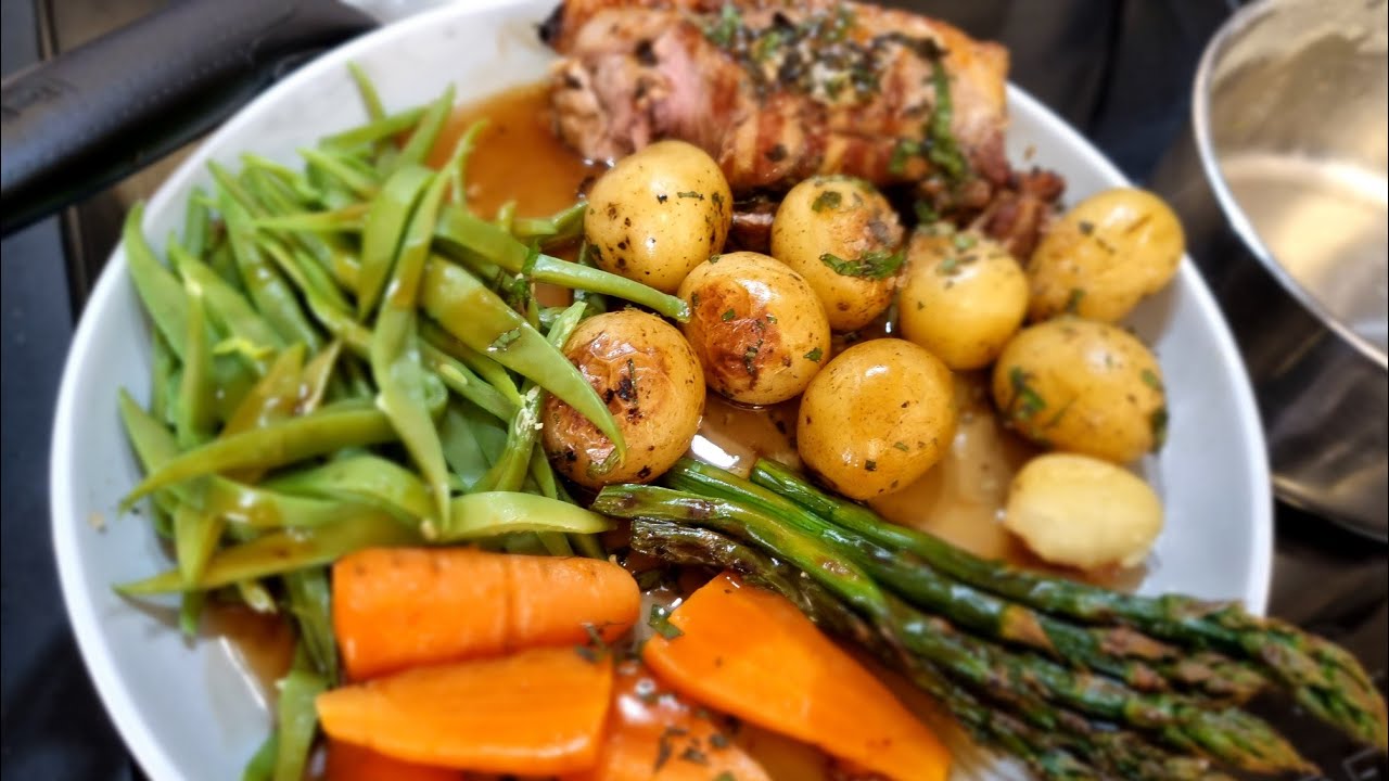 Lamb Rump Steak in an easy marinade #lambrump #mintandgarlic #jerseyroyals