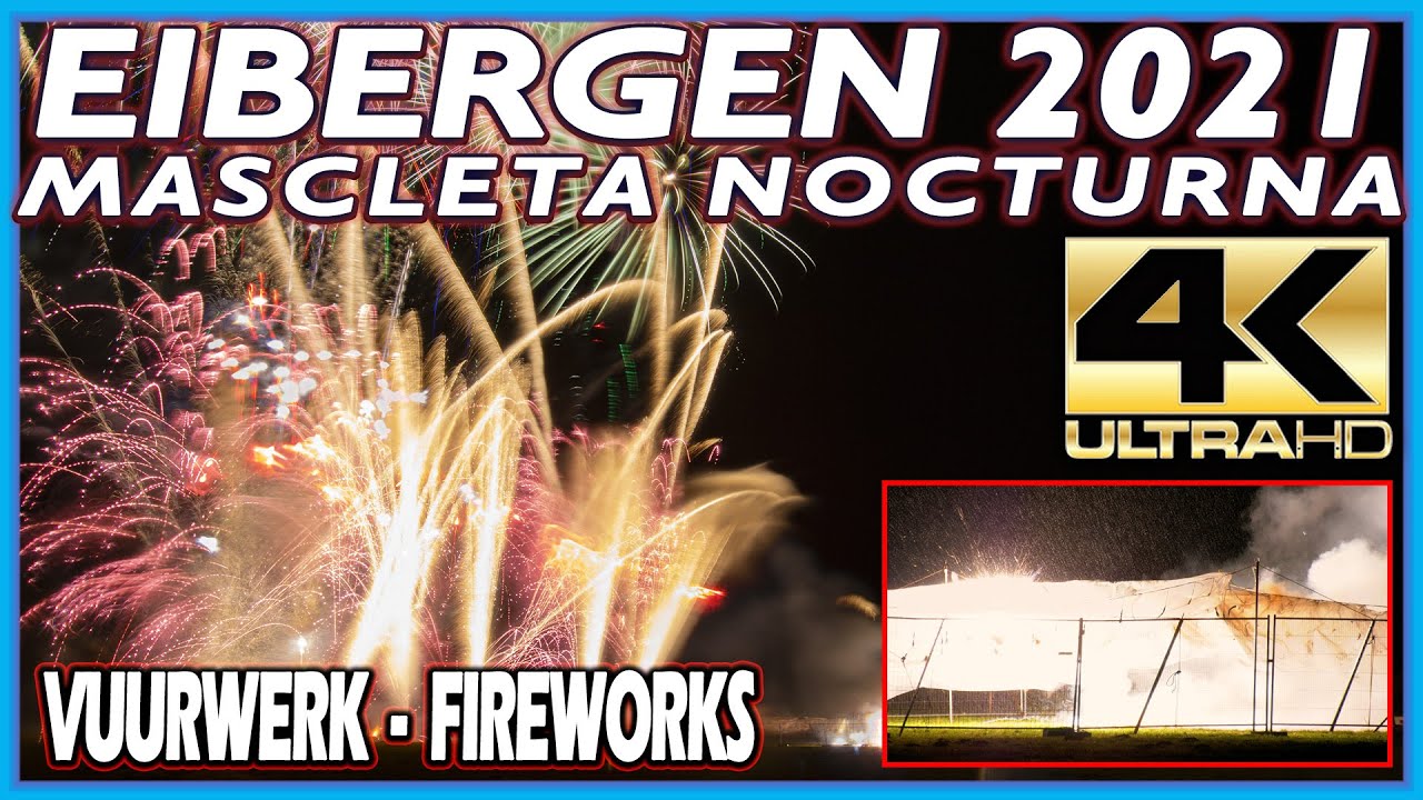 ⁽⁴ᴷ⁾ Eibergen, NL - Mascleta Nocturna - Dream Fireworks - Vuurwerk - Feuerwerk - 31-10-2021