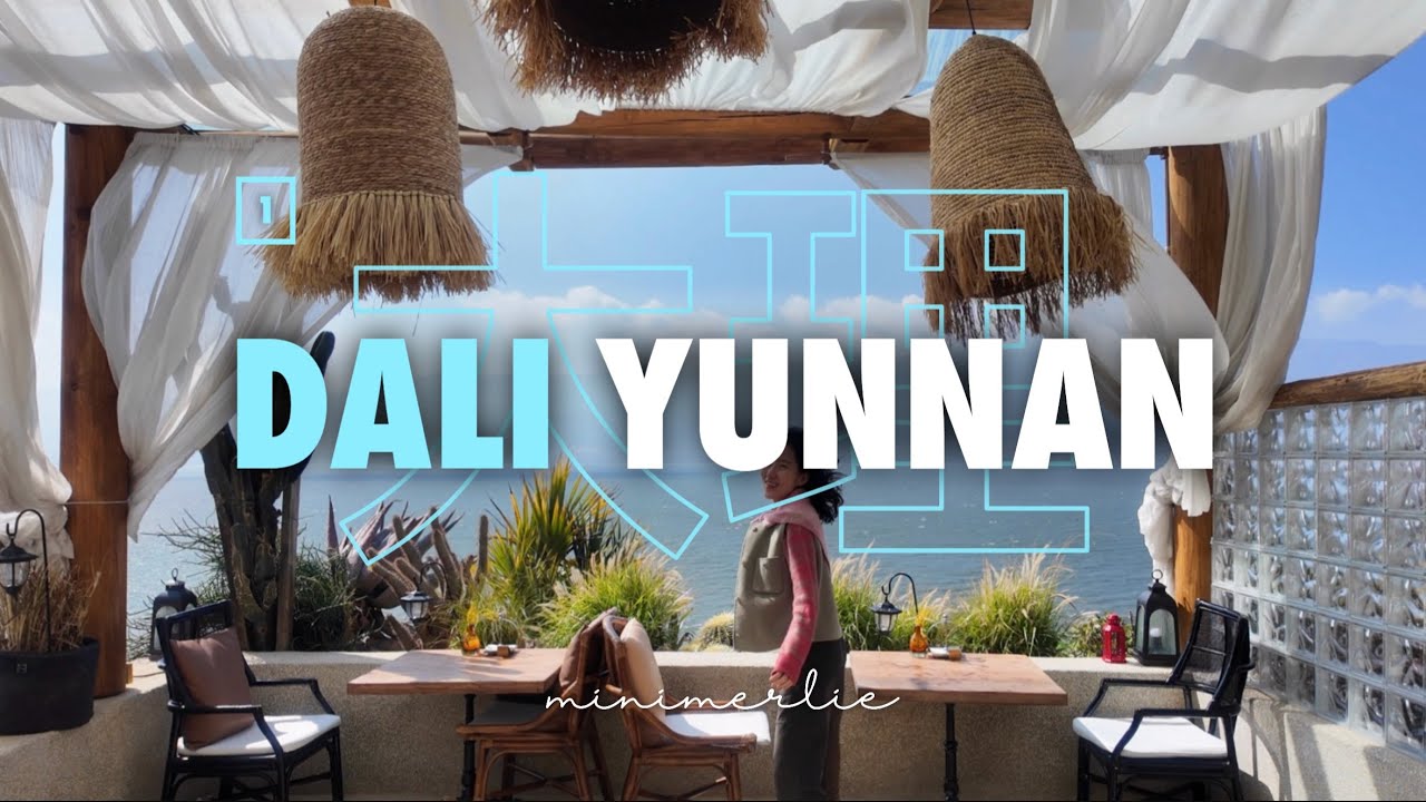 China Vlog 🍀 Scenic View Cafes & Restaurants in Dali, Erhai Lake & Snow Peak View Hotel (ep1)