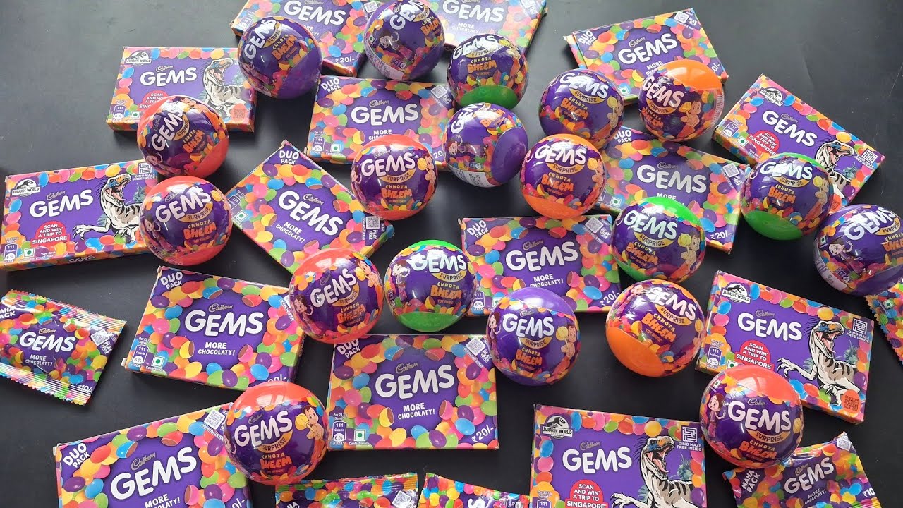 Gems opening video, surprise toys, chocolate opening video, lots of chocolates,Cadbury celebration