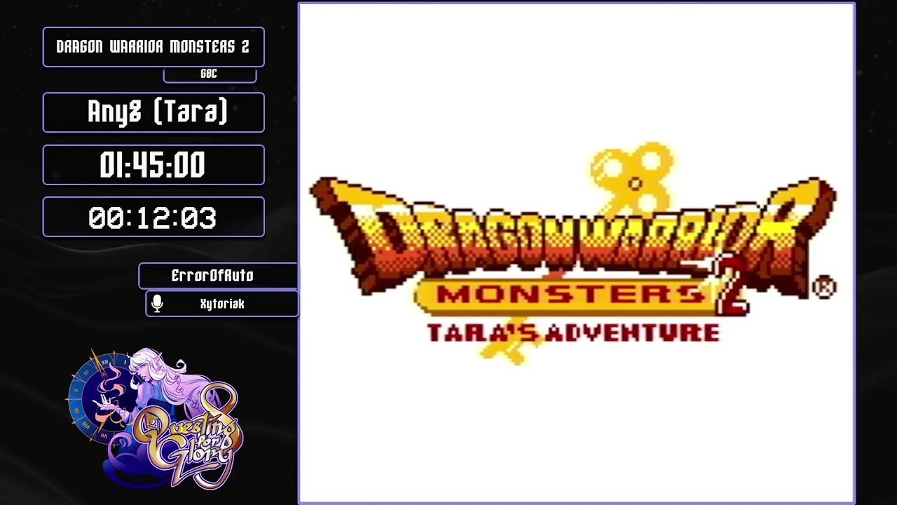 Dragon Warrior Monsters 2 Any% (Tara) by ErrorofRuto - Questing for Glory 8