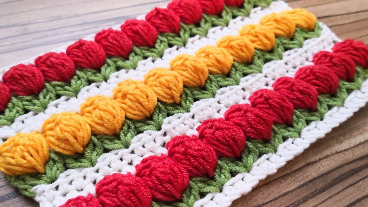 Lale Bahçesi Lif / Battaniye Modeli Yapımı
