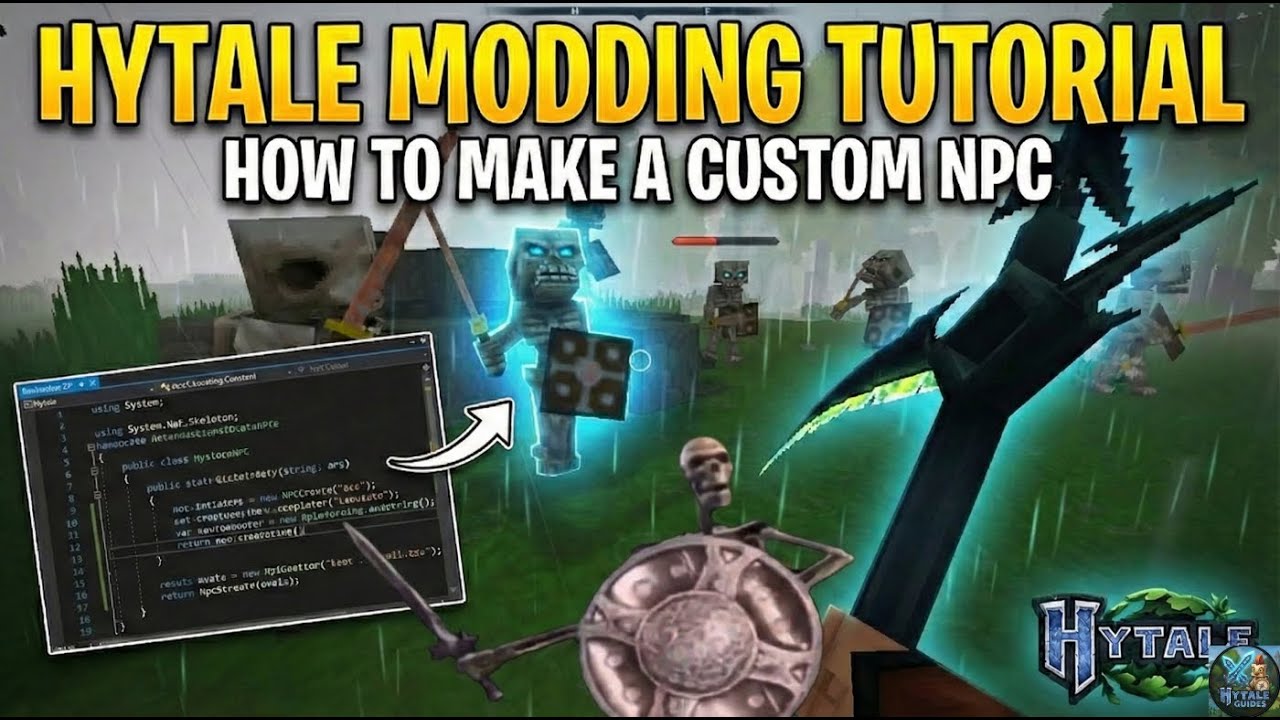 Hytale modding tutorial : How to Make a Custom NPC