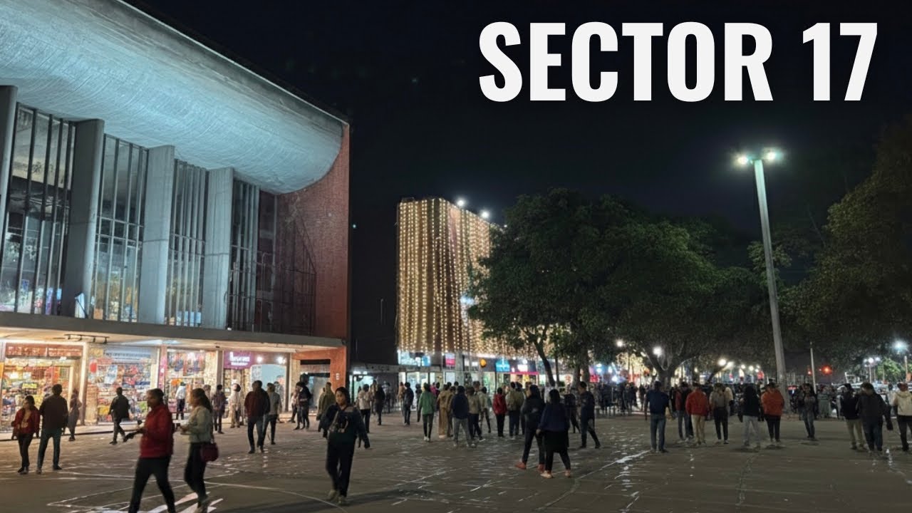 Evening Vibes at Sector 17 | Chandigarh City Walk 🌆 