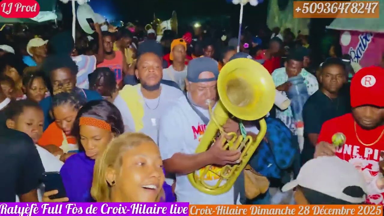 Ratyèfè Full Fòs live Croix-Hilaire Dimanche 28 Décembre 2025