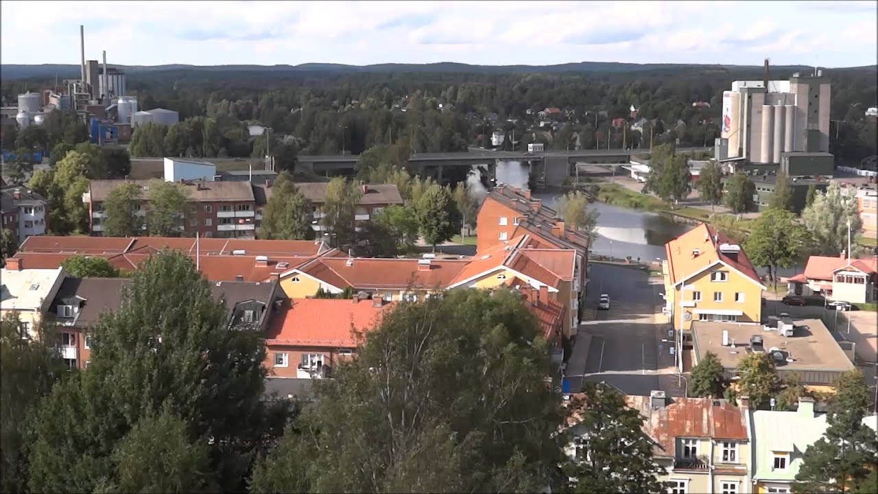 Flygvy över Säffle
