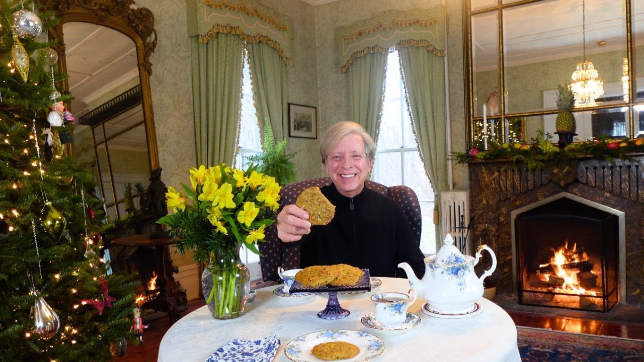Christmas Tea with Kevin | EASY Granola Cookies!