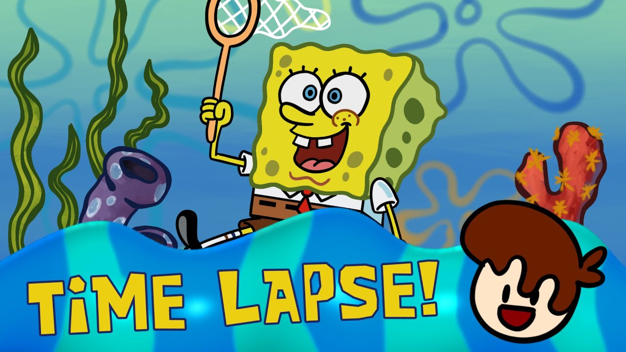 SpongeBob Season 1 Artwork But in Season 2 - Time Lapse