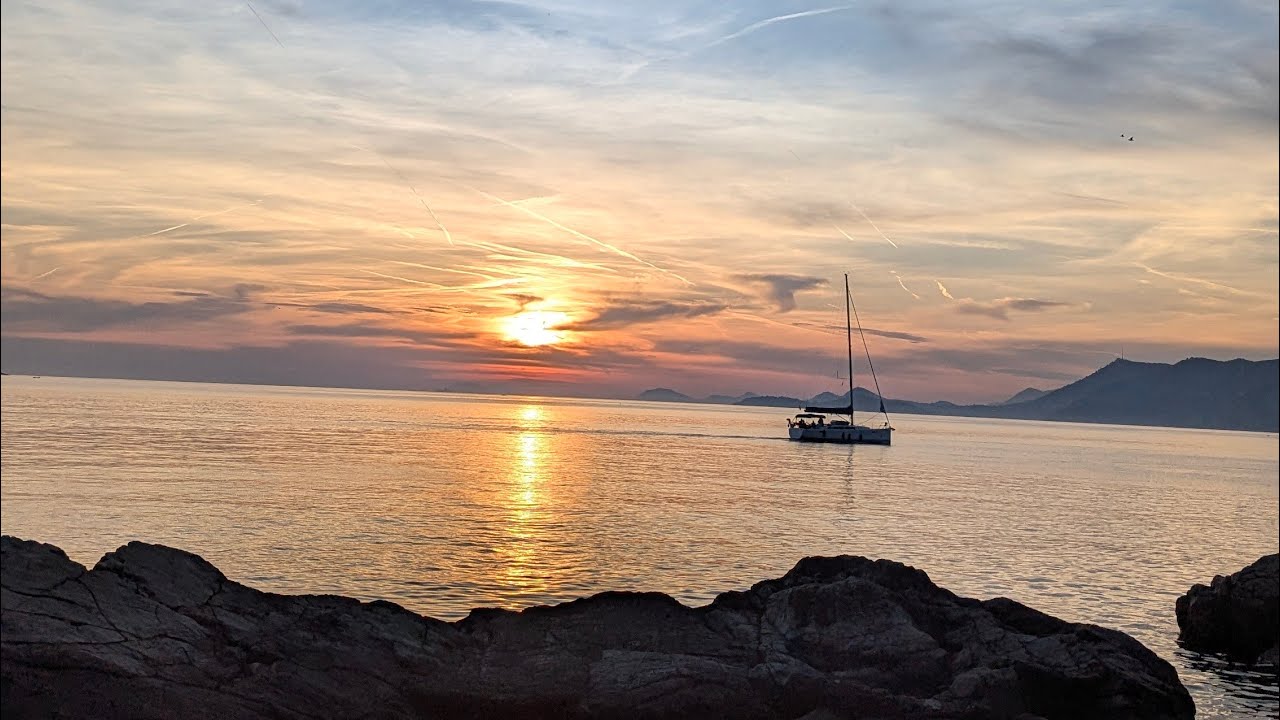 Magical Sunset in Cavtat Croatia