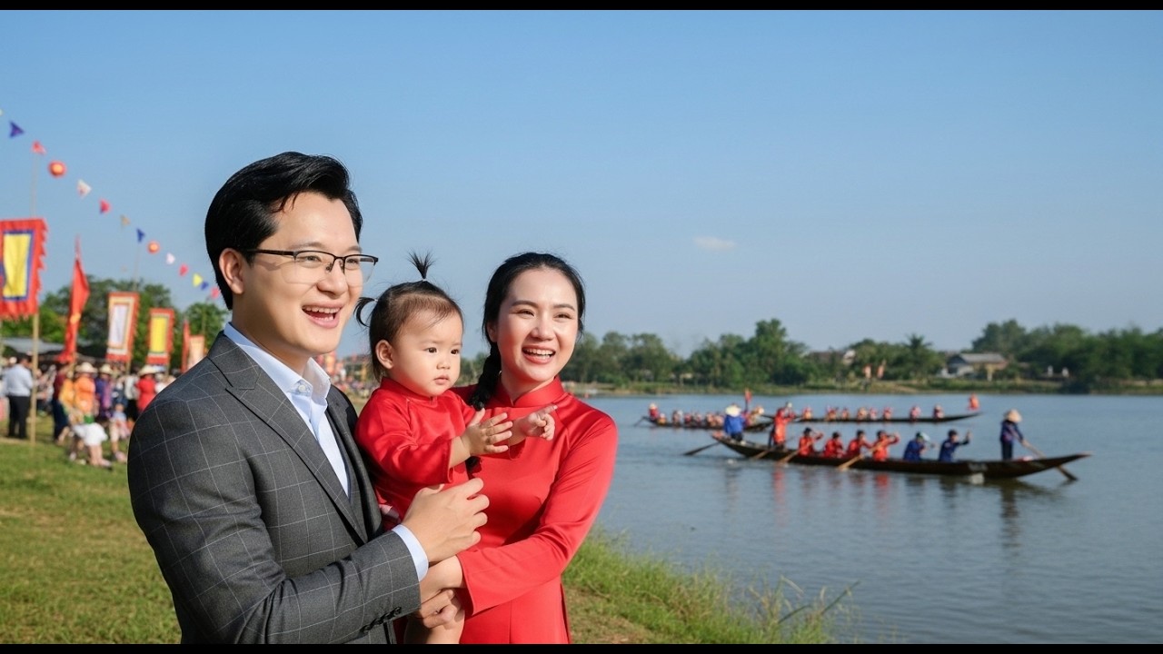 Heartwarming New Year: Jack, Tu Tien & Anna Attend a Traditional Vietnamese Festival Together