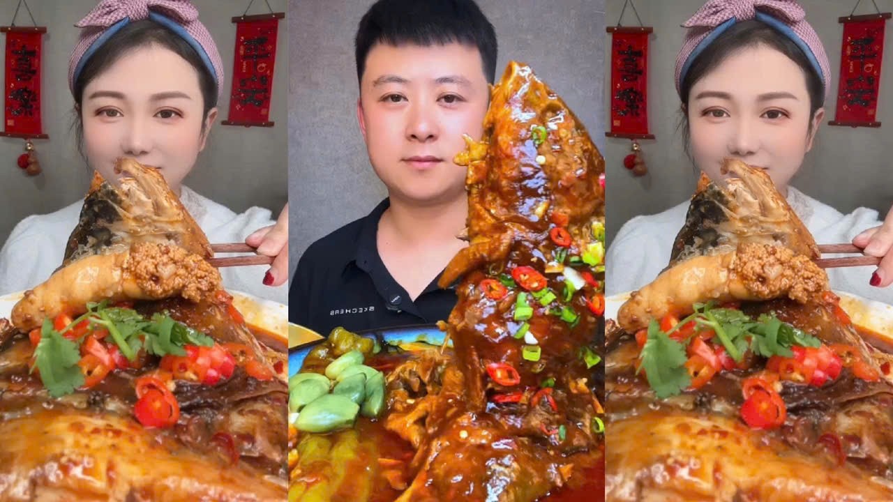 Eat Braised Fish, Challenge Eat Various Types of Braised Fish, Braised Fish Spicy #33
