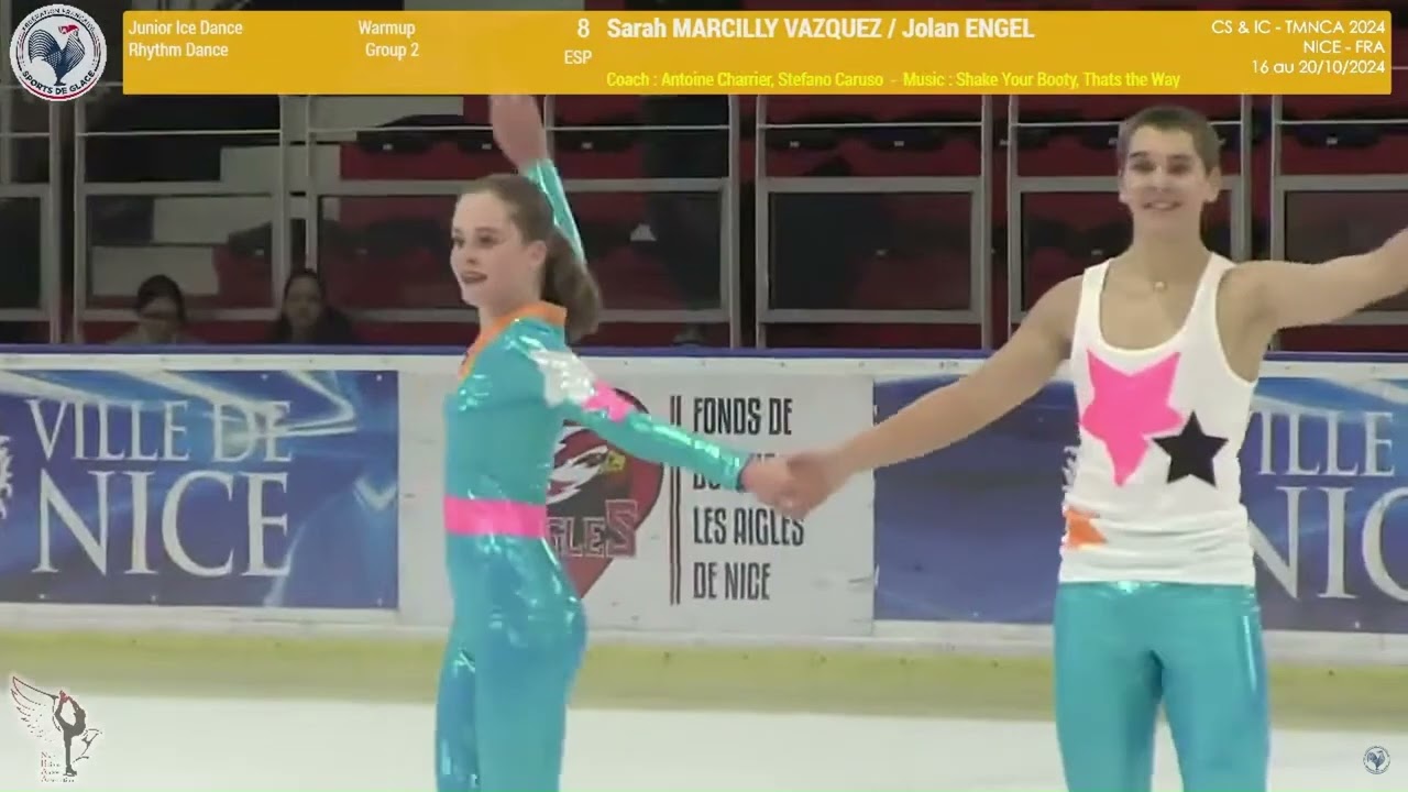 Danza rítmica de Sarah Marcilly Vázquez & Jolan Engel en el Trophy Metropole 2024