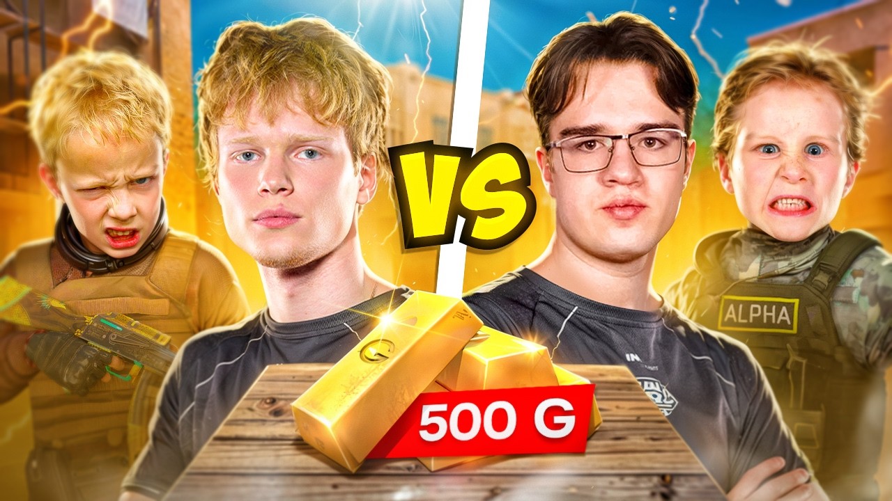 СЫГРАЛИ 2 НА 2 С ПОДПИСЧИКАМИ НА 500 ГОЛДЫ
