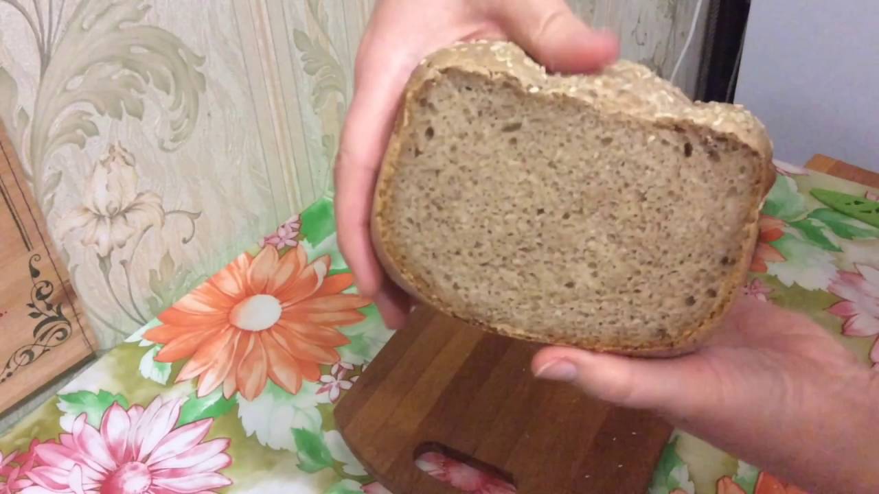 Хлеб на ржаной закваске в хлебопечке
