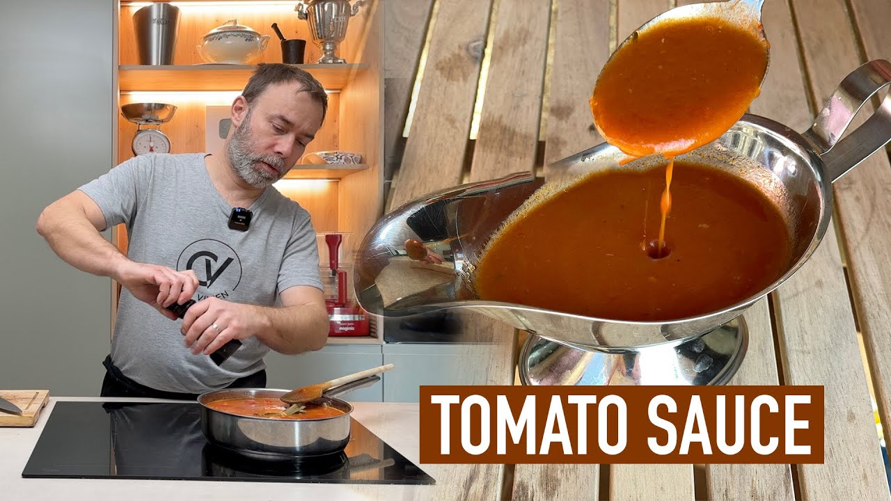 One of the 5 Mother sauces of classic cuisine I Traditional tomato sauce