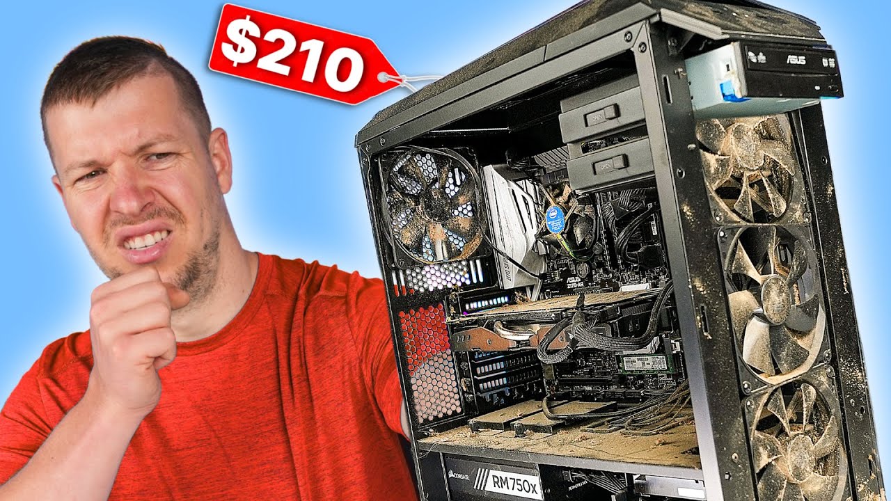 Buying a BROKEN $210 Gaming PC On Facebook Marketplace