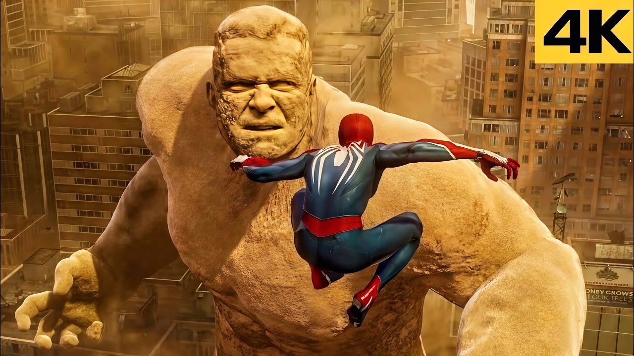Spider-Man 2 (RTX 5090) - Sandman Full Boss Fight | Ultra HD Gameplay (PC)