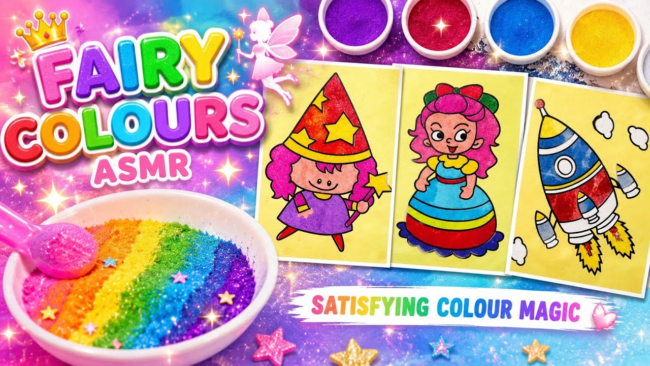 Angel Girl, Little Girl & Rocket 👼👧🚀  #satisfying #sandpainting #asmr #art #trending #relaxing #new