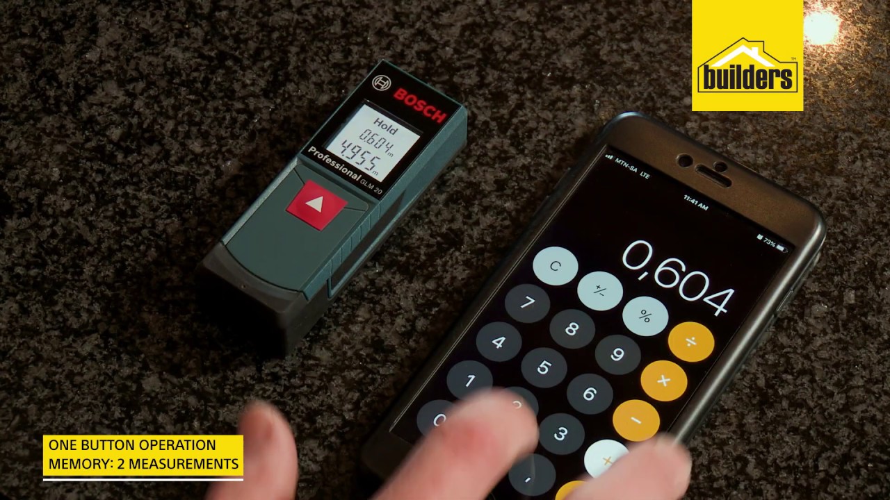 How to Use the Bosch GLM 20m Laser Measurer