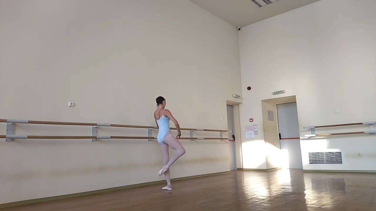 Audition video for Royal ballet school