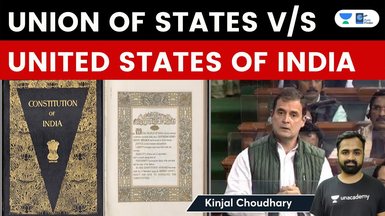 Does Union Of States & United States Of India Mean The Same? Quasi Federal | Article 1| Rahul Gandhi
