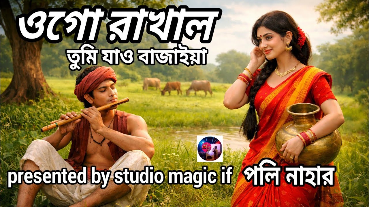 অসাধারণ একটি  লোক সংগীত | ওগো রাখাল তুমি যাও বাজাইয়া | পলি নাহার | | folk song | studio magic if 