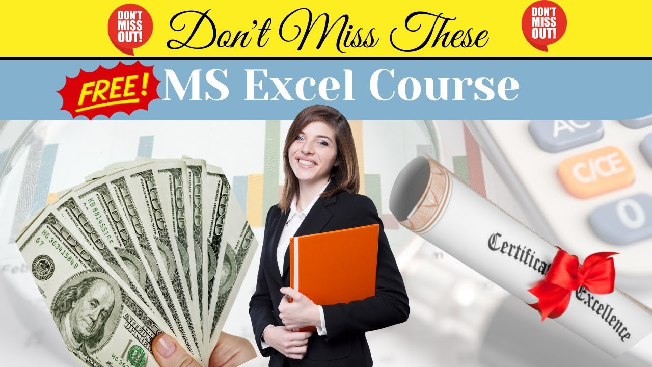 Infosys Launched Free MS-EXCEL Certification Courses | Top 5 Excel Courses For Students in 2024
