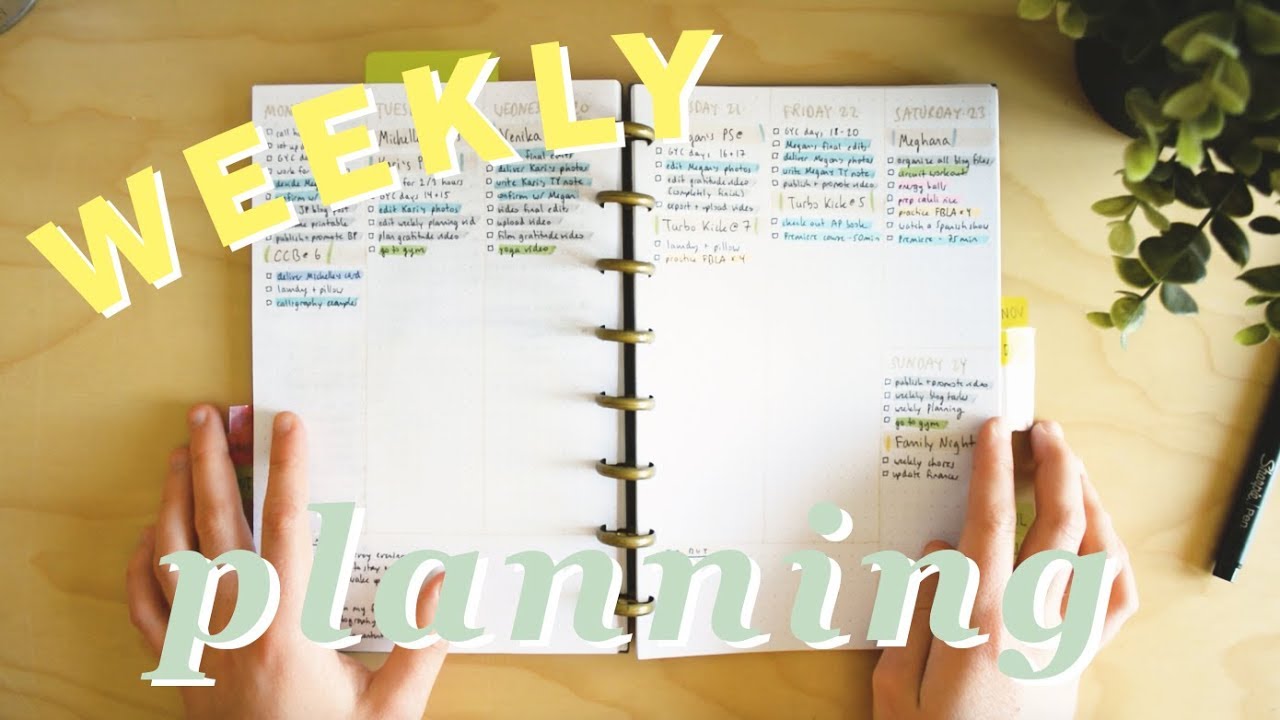 Weekly Planning Routine - Plan With Me 6.17.18