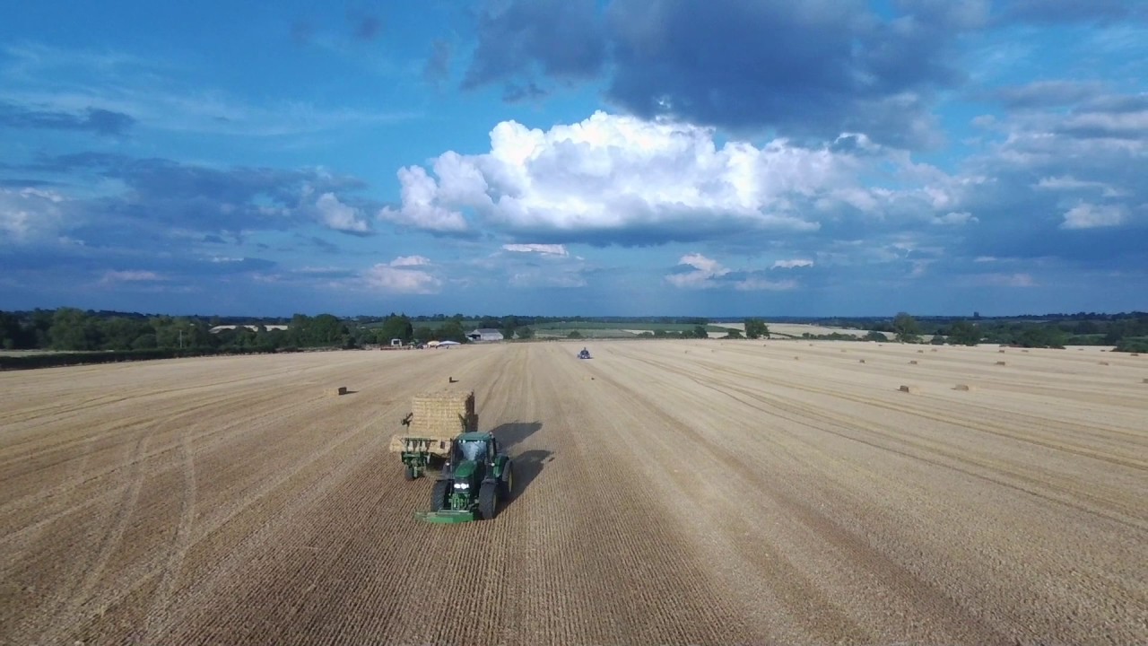 Bailing & Chasing Barley Straw