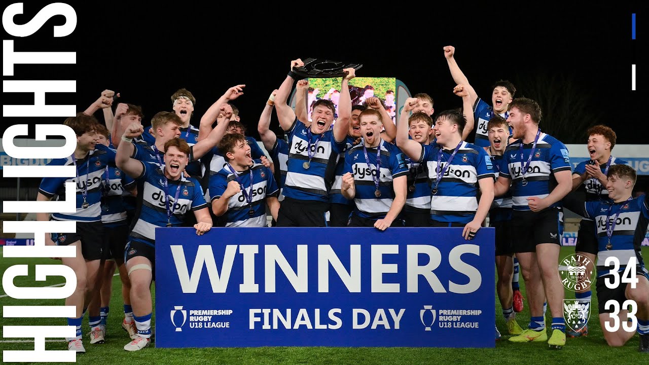 📺 Highlights Bath Rugby U18 v Northampton Saints U18: Finals Day