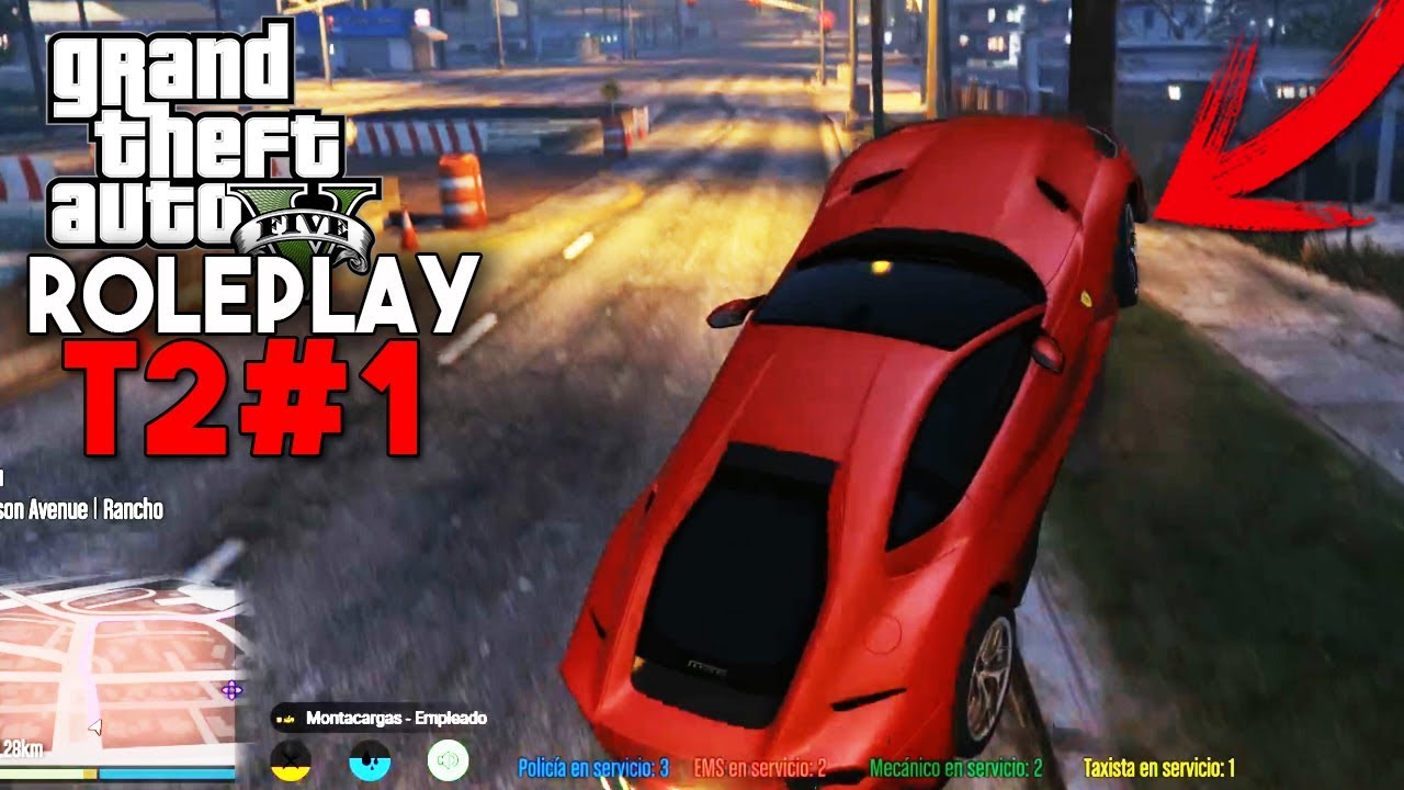 GTA V ROLEPLAY T2#1 COMPRO UN COCHE MUY CARO Y PASA ESTO...JAJAJA