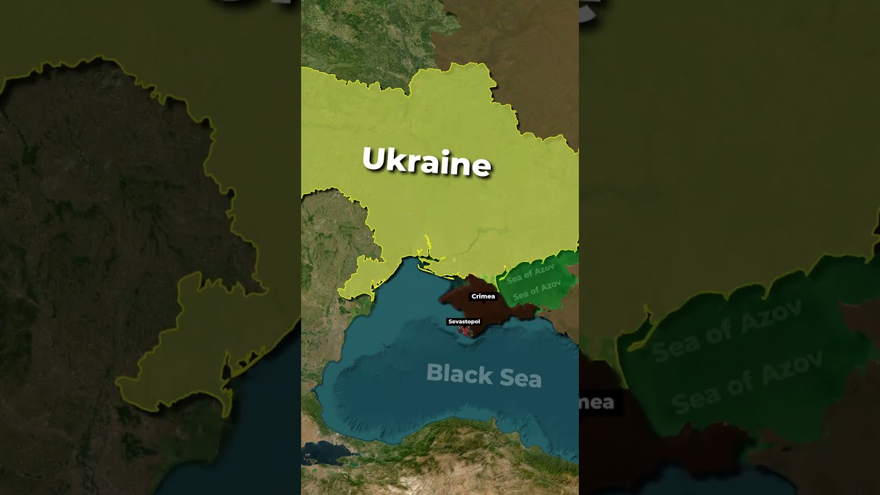 Crimea in Dark After Ukraine's Drone Attacks #youtubeshorts #russiaukrainewar #russiaukraineconflict