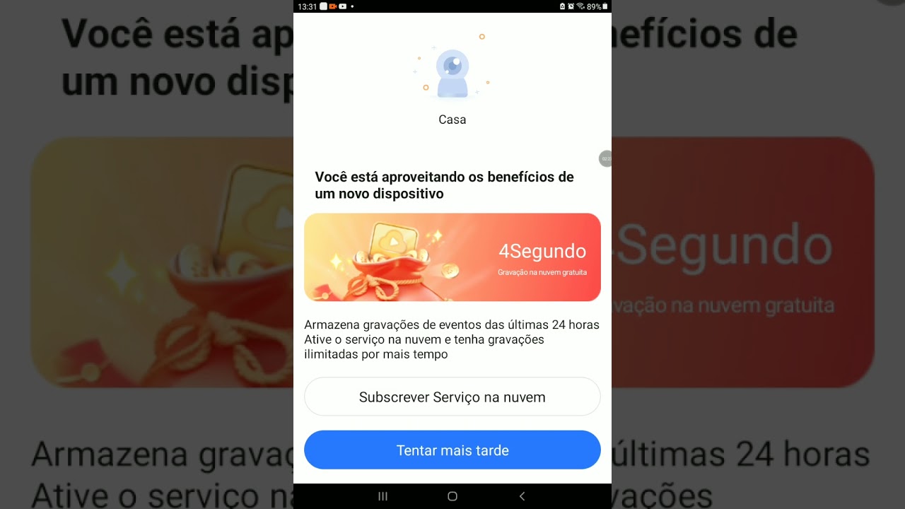 Ensinando a configurar minha câmera no modo via wi-fi