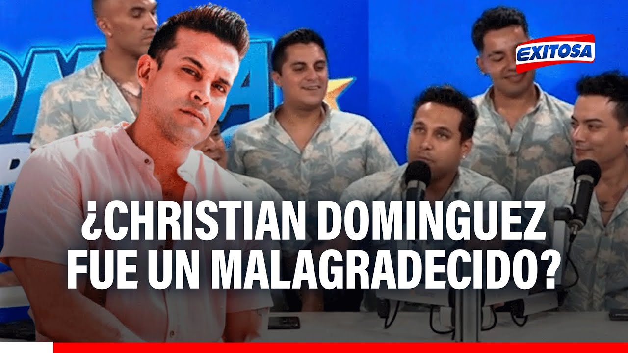 🔴🔵¿Christian Domínguez fue 