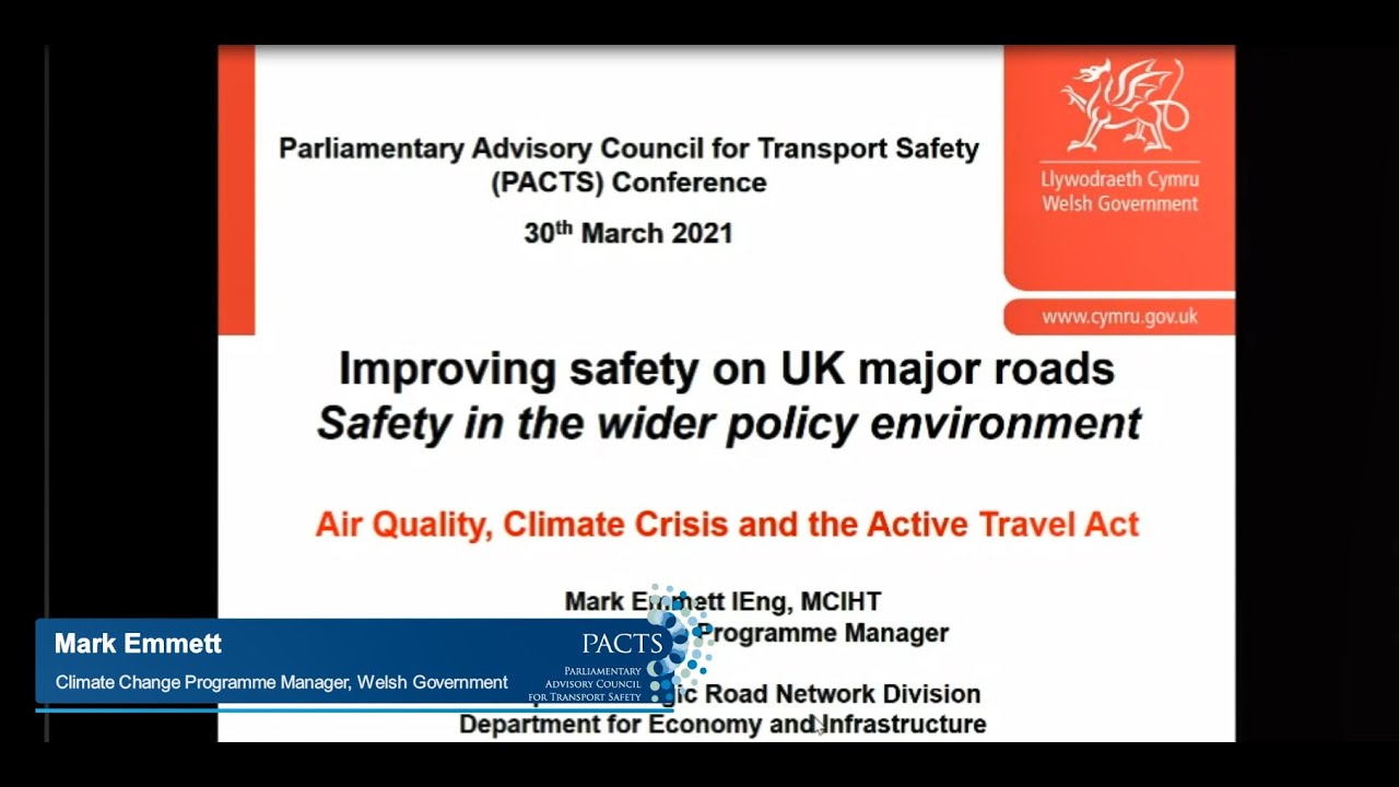 Air Quality, Climate Crisis and Active Travel Act by Mark Emmett, Welsh Government