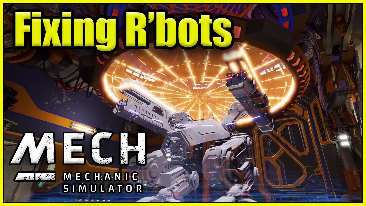 I Fix the Most Advanced Robots - Mech Mechanic Simulator - [First Look]