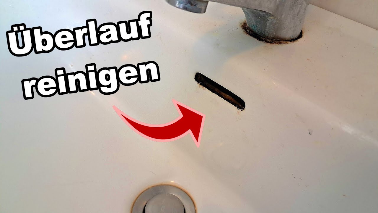 Waschbecken &Uuml;berlauf reinigen | So wird's gemacht!