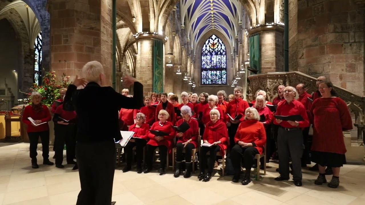 2024 - Three Gawsey Fishermen - sung in rehearsal at St Giles Cathedral, Edinburgh