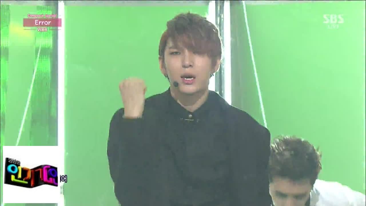 [VIXX] Ошибка (Ошибка) @ Популярная песня Inkigayo 141019