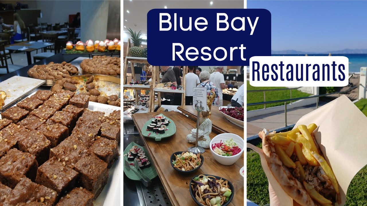 ontbijt, lunch en diner Blue Bay Resort Rhodos *Nederlandstalig*