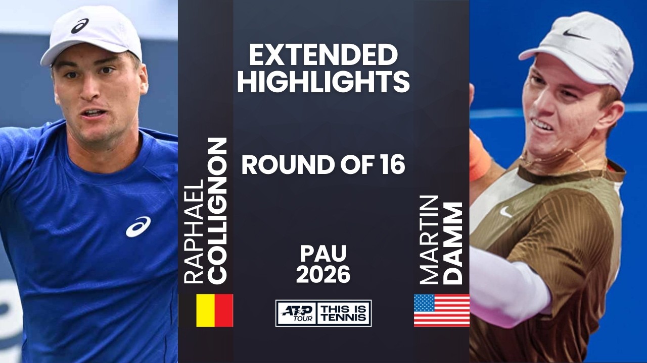 Raphael Collignon vs Martin Damm | Round of 16 Highlights | ATP Challenger Pau 2026