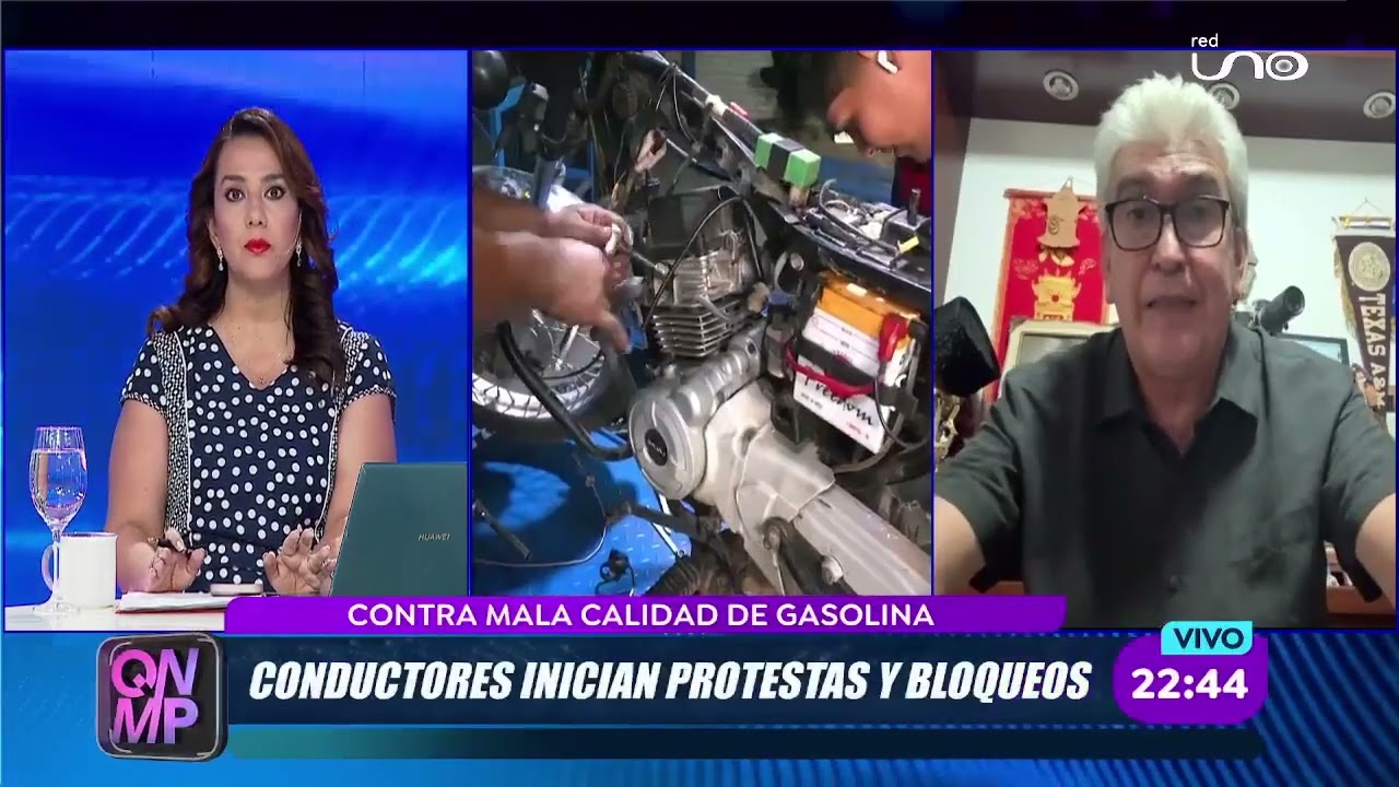 CONDUCTORES INICIAN PROTESTAS Y BLOQUEOS POR MALA CALIDAD DE LA GASOLINA