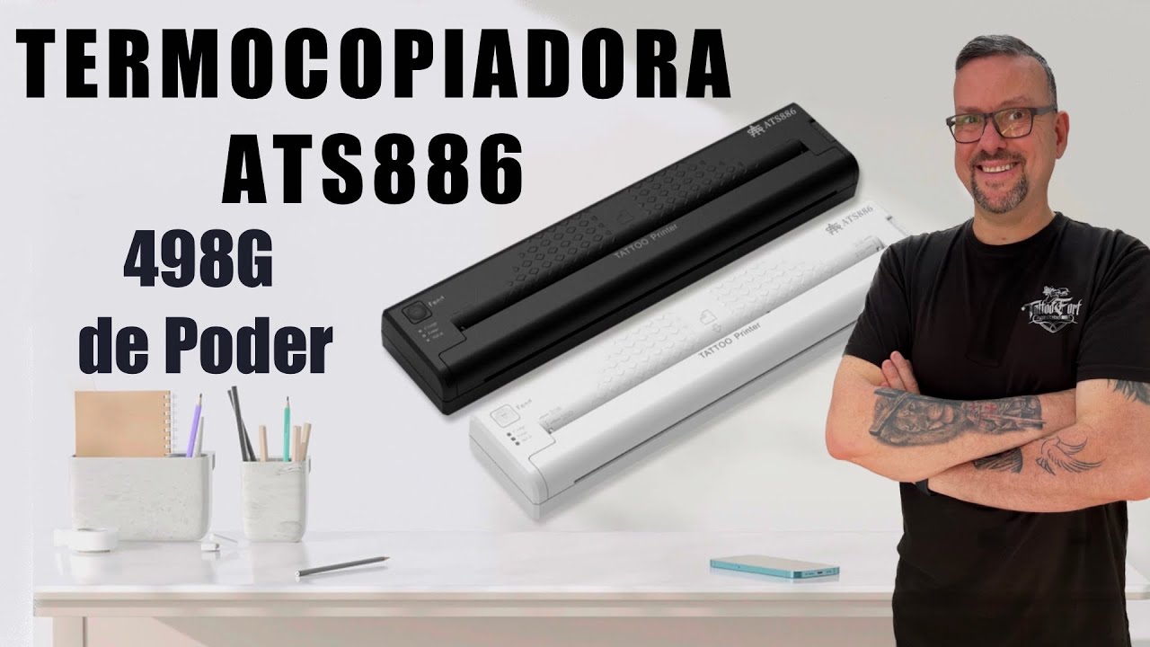SÚPER TERMOCOPIADORA de TATUAJES ATS886