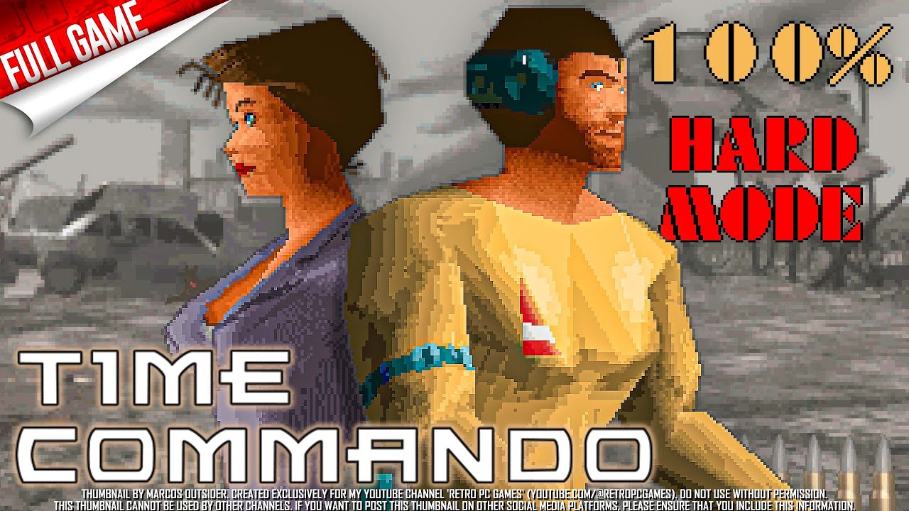 Time Commando (PC DOS, 1996) Longplay (Hard Mode, 100%)